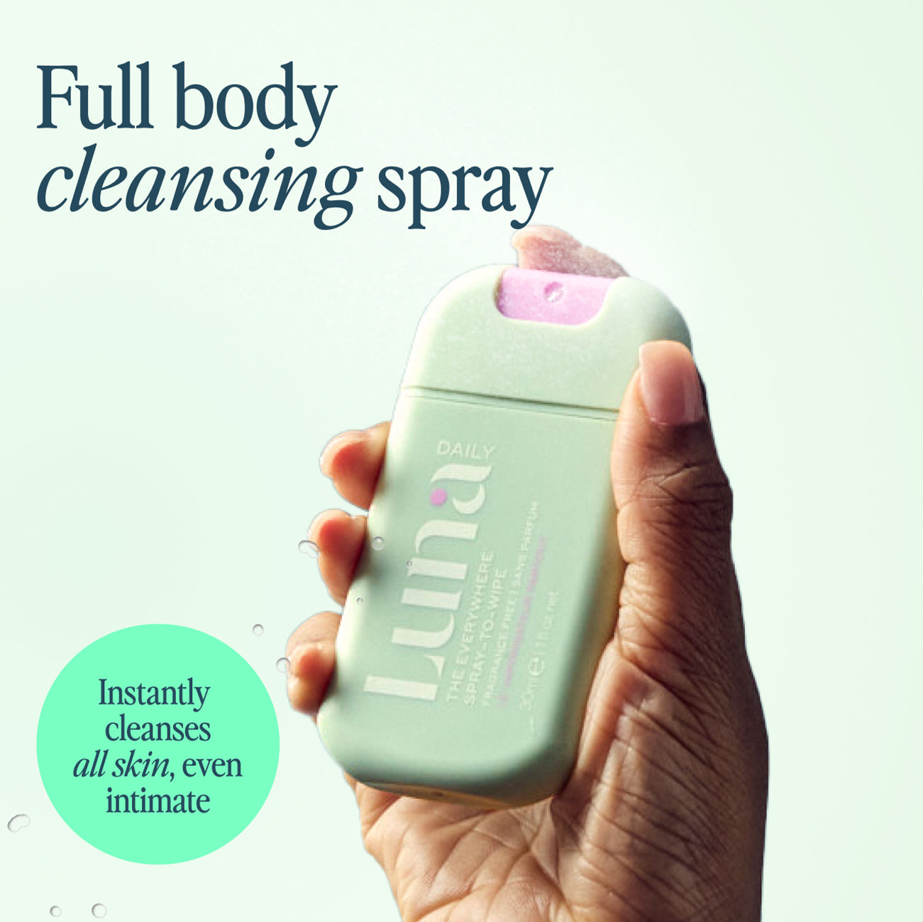 The Everywhere Spray-To-Wipe Mini - Fragrance Free